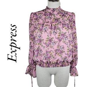 Express Floral Blouse - size small